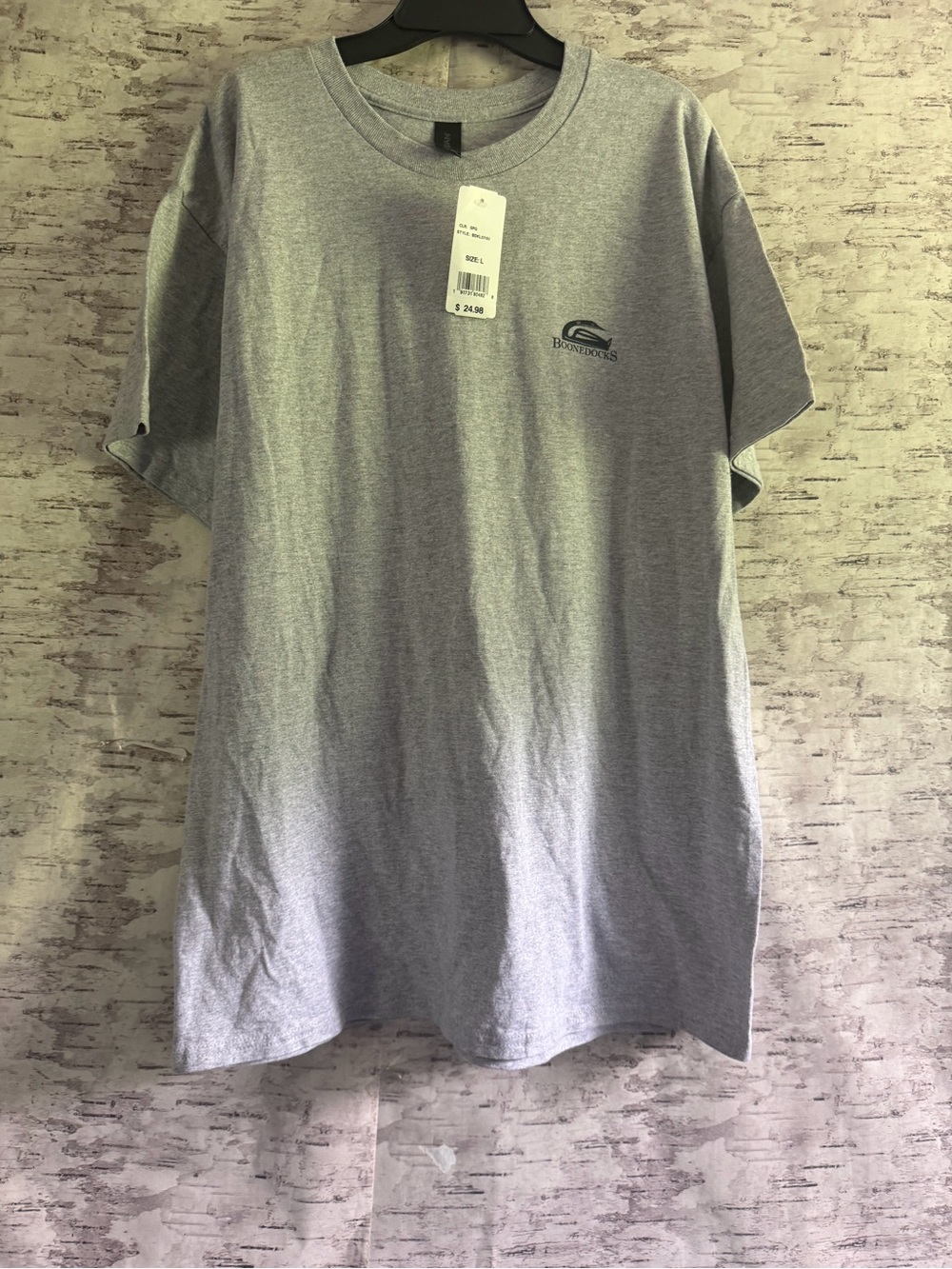 Comfort Fit Men's Boonedocks Short Sleeve Graphic Crewneck T-Shirt - Gray